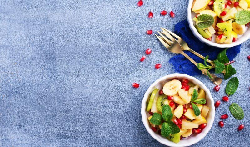 Fruchtsalat mit Minze